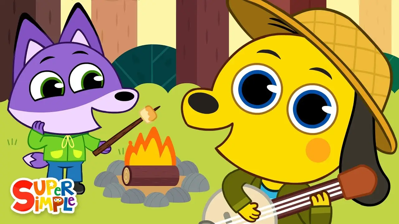 When We Go Camping 🏕️ | Kids Camp Song for Summer | Super Simple Songs