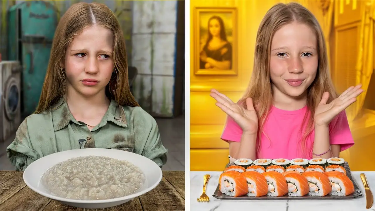 Nastya and Poor VS Rich story